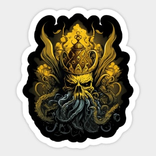 yellow king Sticker